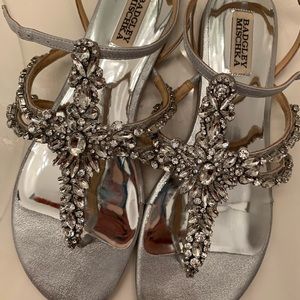 Badgley Mischka Hampden Embellished Sandal